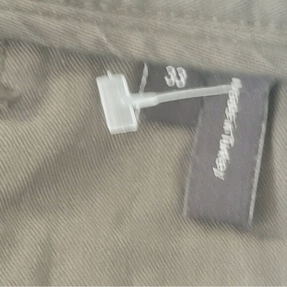 Theory Men's Blake Patton Slim Fit chino Pants size 33 Olive Green - Picture 6 of 13